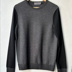 Men’s Vince Gray Wool Crewneck Sweater size M